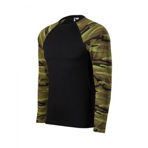 ESHOP - Pánské triko Camouflage green LS dl.rukáv