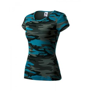 Triko dámské Camo Pure C22 - XS-XXL - camouflage petrol