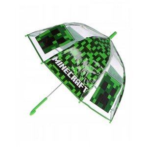 Deštník dětský kopule MINECRAFT - zelený