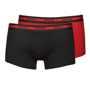 HUGO  TRUNK TWIN PACK X2  Boxerky Černá