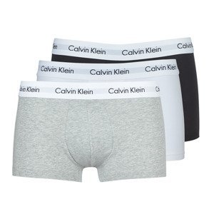 Calvin Klein Jeans  COTTON STRECH LOW RISE TRUNK X 3  Boxerky Černá