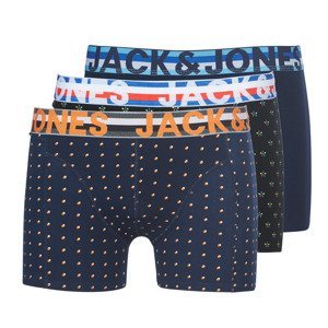 Jack & Jones  JACHENRIK X 3  Boxerky Modrá