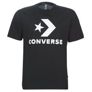 Converse  STAR CHEVRON  Trička s krátkým rukávem Černá
