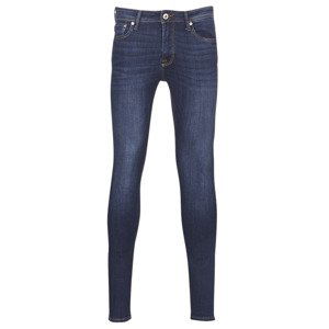 Jack & Jones  JJILIAM  Rifle skinny Modrá