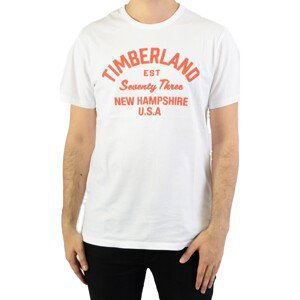 Timberland  135473  Trička s krátkým rukávem Bílá