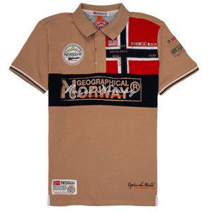 Geographical Norway  KIDNEY  Polo s krátkými rukávy Dětské Béžová