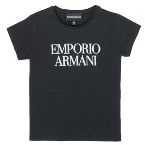 Emporio Armani  8N3T03-3J08Z-0999  Trička s krátkým rukávem Dětské Černá