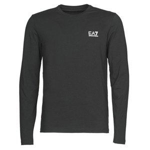 Emporio Armani EA7  TRAIN CORE ID M TEE LS ST  Trička s dlouhými rukávy Černá