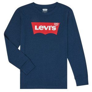 Levis  BATWING TEE LS  Trička s dlouhými rukávy Dětské Modrá