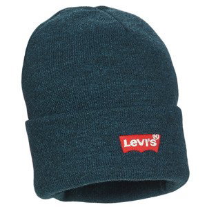 Levis  RED BATWING EMBROIDERED SLOUCHY BEANIE  Čepice Modrá