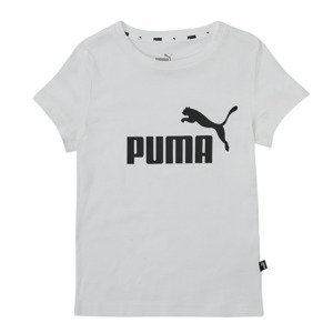 Puma  ESS TEE  Trička s krátkým rukávem Dětské Bílá