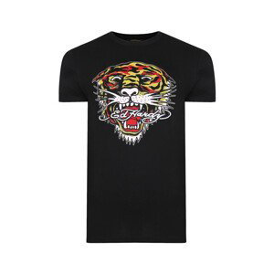 Ed Hardy  Mt-tiger t-shirt  Trička s krátkým rukávem Černá
