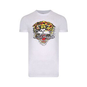 Ed Hardy  Mt-tiger t-shirt  Trička s krátkým rukávem Bílá
