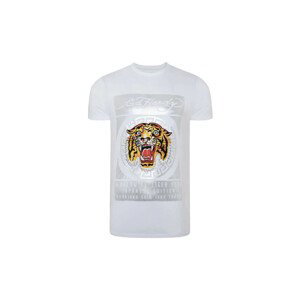 Ed Hardy  Tile-roar t-shirt  Trička s krátkým rukávem Bílá