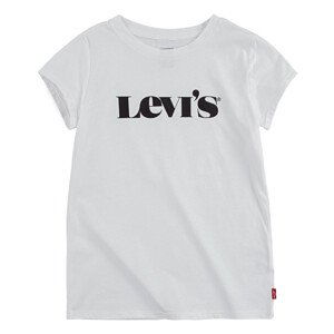 Levis  MODERN VINTAGE SERIF TEE  Trička s krátkým rukávem Dětské Bílá