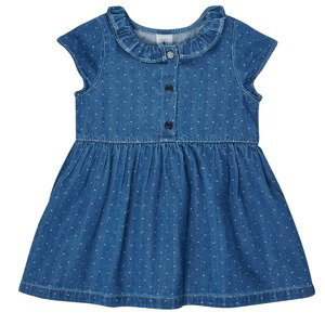 Petit Bateau  MAURANE  Krátké šaty Dětské Modrá