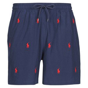 Polo Ralph Lauren  MAILLOT SHORT DE BAIN IMPRIME BRODERIE PONY PLAYER CORDON DE SER  Plavky Černá