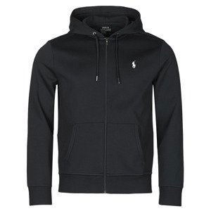 Polo Ralph Lauren  SWEATSHIRT A CAPUCHE ZIPPE EN JOGGING DOUBLE KNIT TECH LOGO PONY  Mikiny Černá