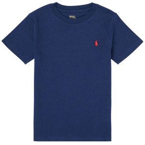 Polo Ralph Lauren  TINNA  Trička s krátkým rukávem Dětské Tmavě modrá