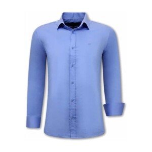 Tony Backer  115179529  Košile s dlouhymi rukáv Modrá