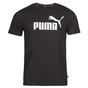 Puma  ESS LOGO TEE  Trička s krátkým rukávem Černá
