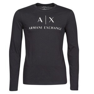 Armani Exchange  8NZTCH  Trička s dlouhými rukávy Modrá