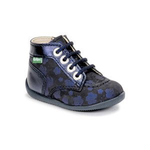 Kickers  BONZIP-2  Kotníkové boty Dětské Modrá