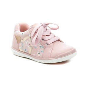 American Club  GC16-21 růžové dětské polobotky  Vycházková obuv Růžová