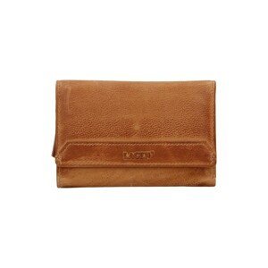 Lagen  dámská peněženka kožená LG-11/D - hnědá - CARAMEL  Peněženky Hnědá
