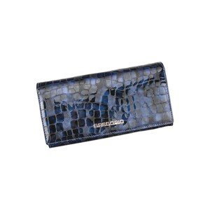 Gregorio  Kožená modrá dámská peněženka dárkové krabičce  Peněženky Modrá