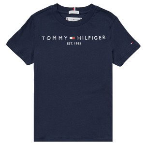 Tommy Hilfiger  SELINERA  Trička s krátkým rukávem Dětské Tmavě modrá