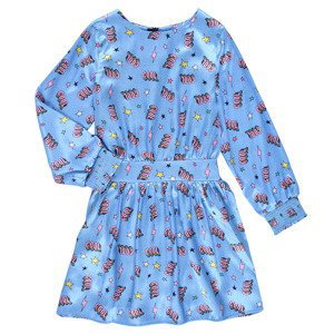 Billieblush  STIKA  Krátké šaty Dětské Modrá