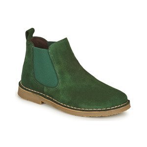 Citrouille et Compagnie  HOVETTE  Kotníkové boty Dětské Zelená
