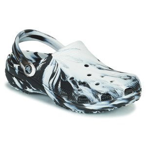Crocs  CLASSIC MARBLED CLOG  Pantofle Černá