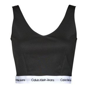 Calvin Klein Jeans  CONTRAST TAPE MILANO STRAPPY TOP  Sportovní podprsenky Černá