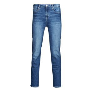 Calvin Klein Jeans  HIGH RISE SLIM  Rifle slim Bílá