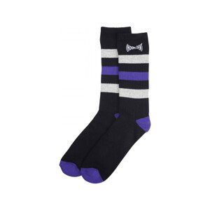Independent  Span stripe socks  Ponožky Černá