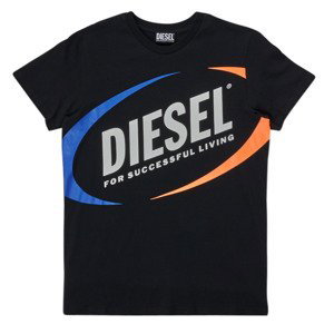 Diesel  MTEDMOS  Trička s krátkým rukávem Dětské Černá