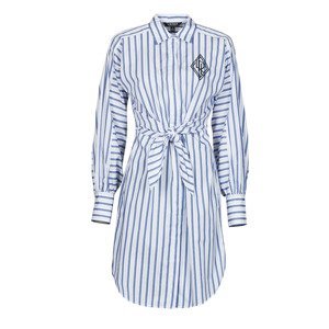 Lauren Ralph Lauren  ESSIEN-LONG SLEEVE-DAY DRESS  Krátké šaty Modrá