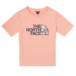 The North Face  EASY RELAXED TEE  Trička s krátkým rukávem Dětské Růžová