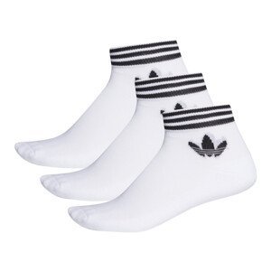 adidas  adidas Trefoil Ankle Socks 3 Pairs  Sportovní ponožky Bílá