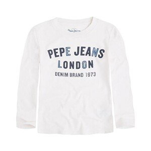 Pepe jeans  -  Trička s krátkým rukávem Dětské Bílá