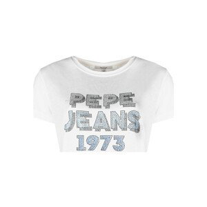 Pepe jeans  PL504817 | Bibiana  Trička s krátkým rukávem Bílá