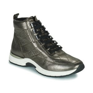 Caprice  25256  Kotníkové boty Stříbrná