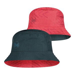 Buff  Travel Bucket Hat S/M  Klobouky Červená
