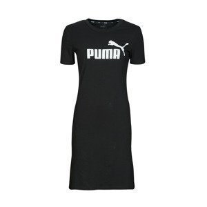 Puma  ESS SLIM TEE DRESS  Krátké šaty Černá