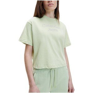 Calvin Klein Jeans  -  Trička s krátkým rukávem Zelená