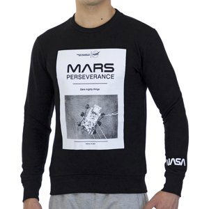 Nasa  MARS03S-BLACK  Mikiny Černá