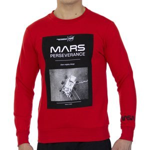 Nasa  MARS03S-RED  Mikiny Červená