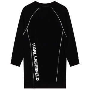 Karl Lagerfeld  Z12225-09B  Krátké šaty Dětské Černá